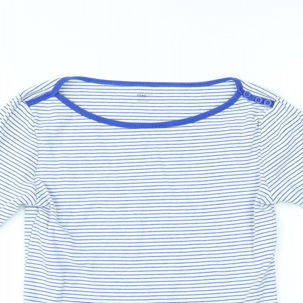 Womens UK Size S Gap White Basic Blouse