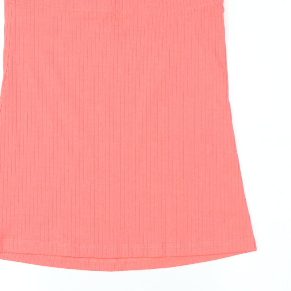 Womens UK Size 12 Matalan Pink Basic Tank