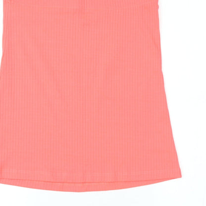 Womens UK Size 12 Matalan Pink Basic Tank