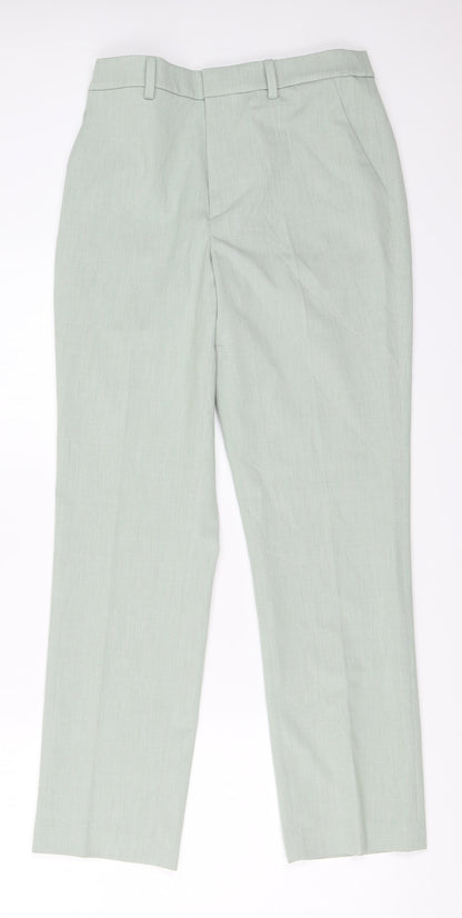Womens UK Size 25 in Uniqlo Regular Fit  Green Trousers