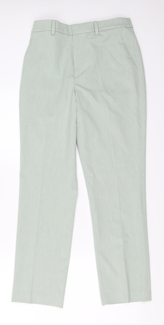 Womens UK Size 25 in Uniqlo Regular Fit  Green Trousers