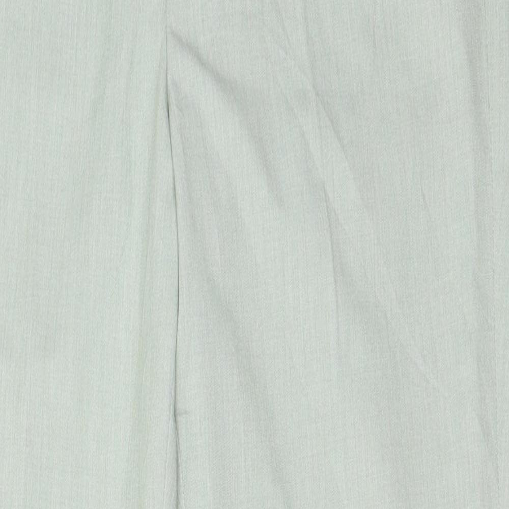 Womens UK Size 25 in Uniqlo Regular Fit  Green Trousers
