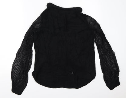 Ella Moss Womens Black   Pullover Jumper Size S