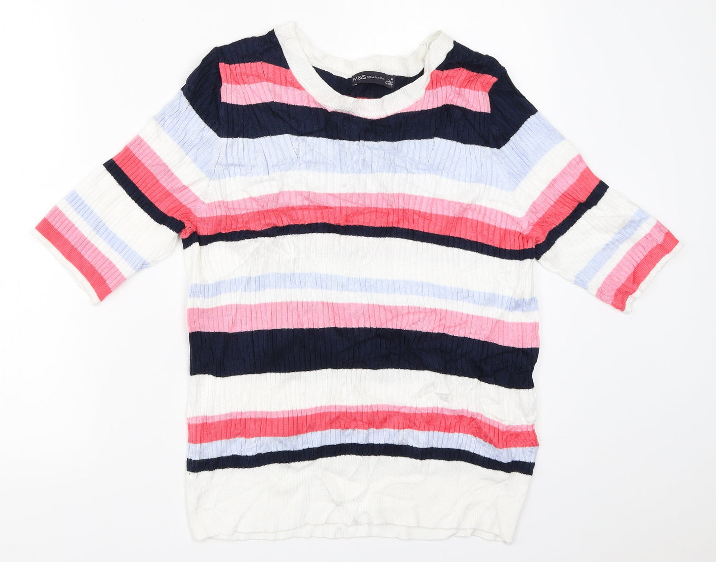 Womens UK Size 16 Marks and Spencer Ivory Pullover Jumper