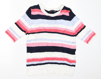 Womens UK Size 16 Marks and Spencer Ivory Pullover Jumper