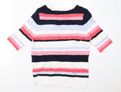Womens UK Size 16 Marks and Spencer Ivory Pullover Jumper