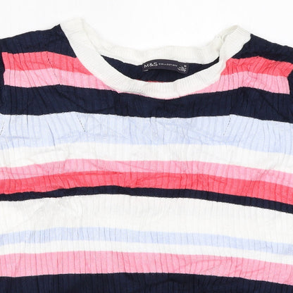 Womens UK Size 16 Marks and Spencer Ivory Pullover Jumper