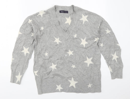 Womens UK Size XS Marks and Spencer Grey Pullover Jumper