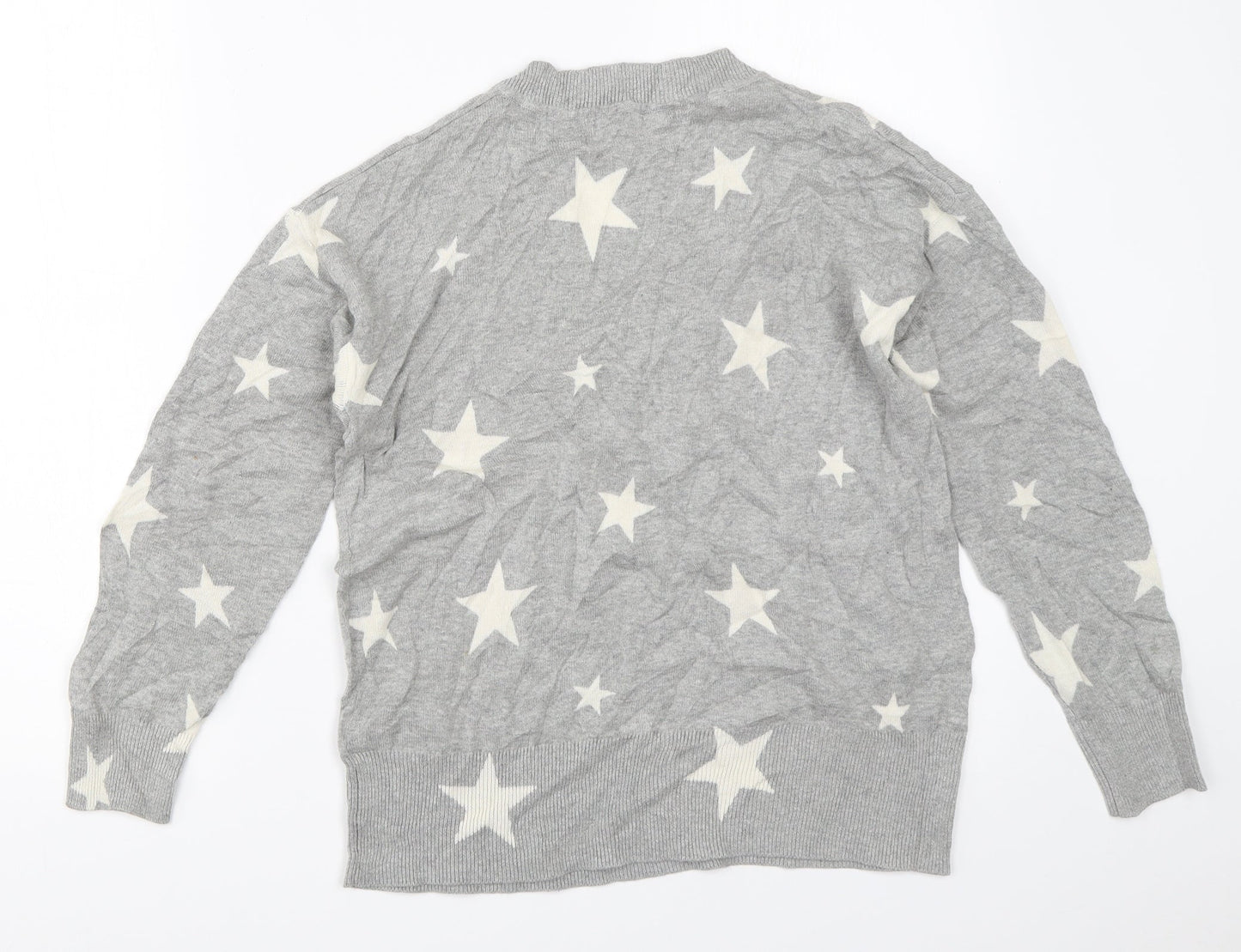 Womens UK Size XS Marks and Spencer Grey Pullover Jumper