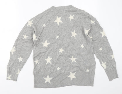 Womens UK Size XS Marks and Spencer Grey Pullover Jumper