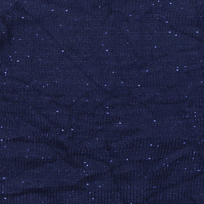 Womens UK Size XL Preworn Blue Pullover Jumper