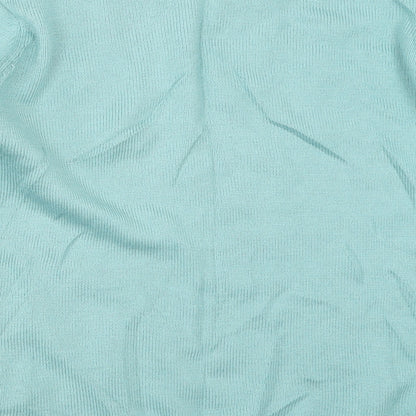 Womens UK Size M Jan Eva Blue Pullover Jumper