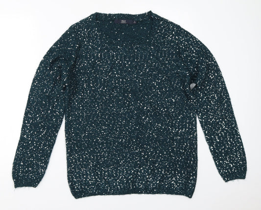 EWM Womens Blue   Pullover Jumper Size S