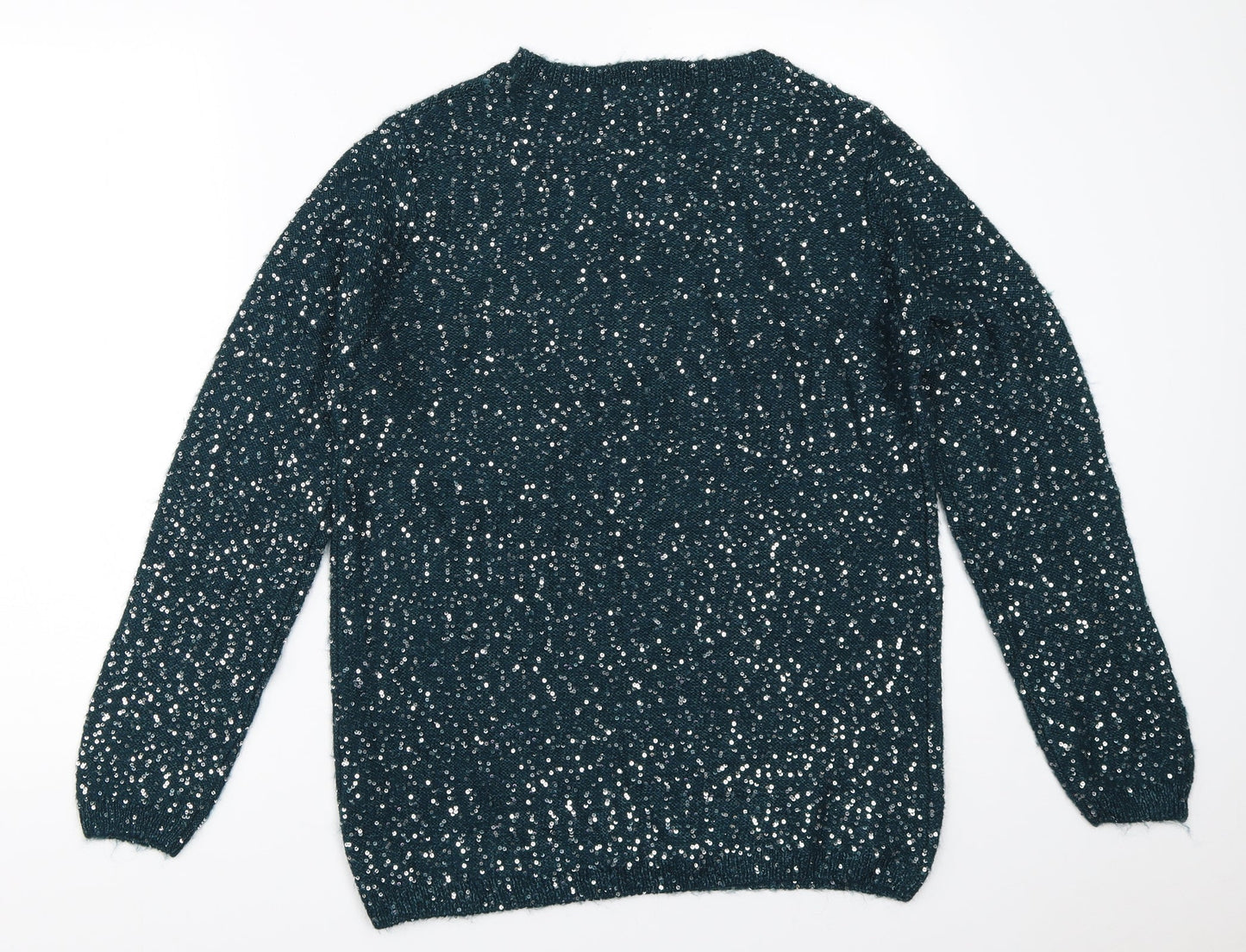 Womens UK Size S EWM Blue Pullover Jumper