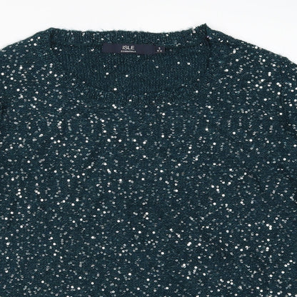 Womens UK Size S EWM Blue Pullover Jumper