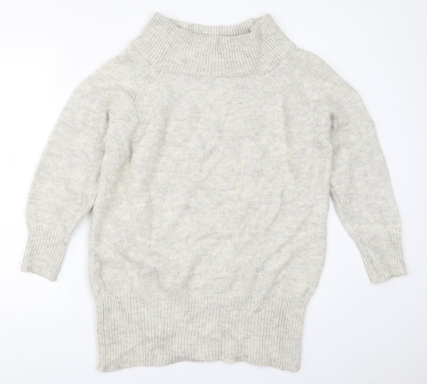 Womens UK Size S New Look Grey Pullover Jumper