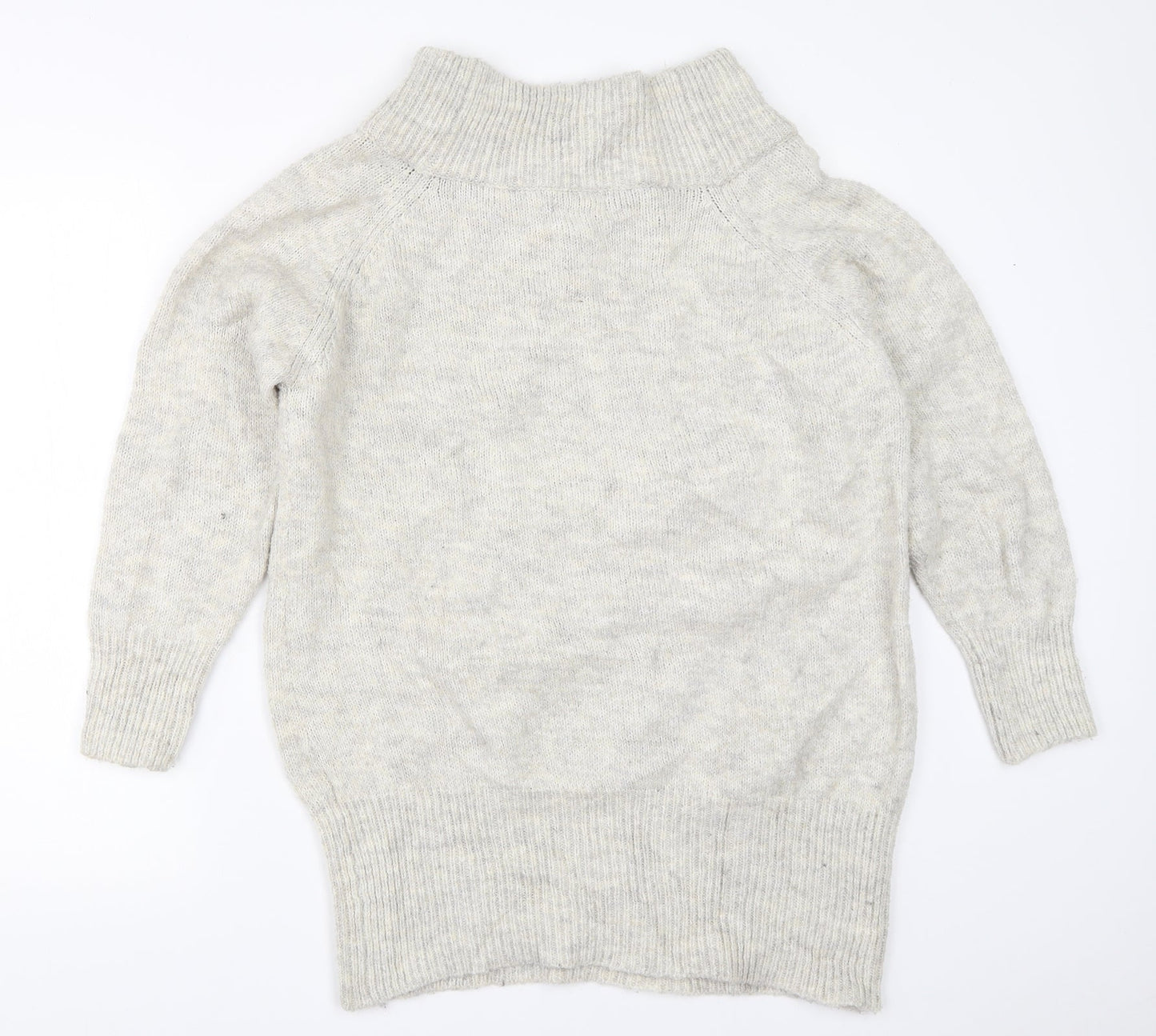 Womens UK Size S New Look Grey Pullover Jumper