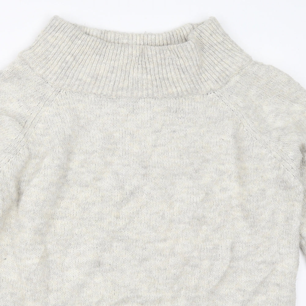 Womens UK Size S New Look Grey Pullover Jumper