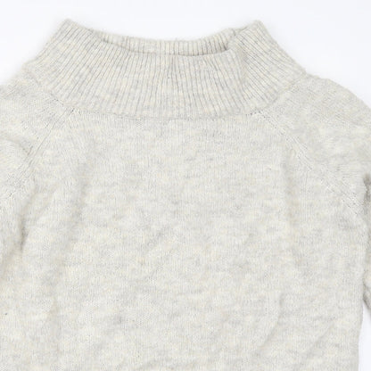 Womens UK Size S New Look Grey Pullover Jumper