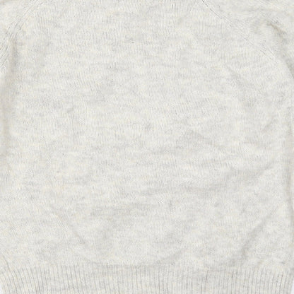Womens UK Size S New Look Grey Pullover Jumper