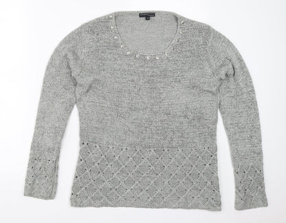 CPM Collection Womens Grey   Pullover Jumper Size M