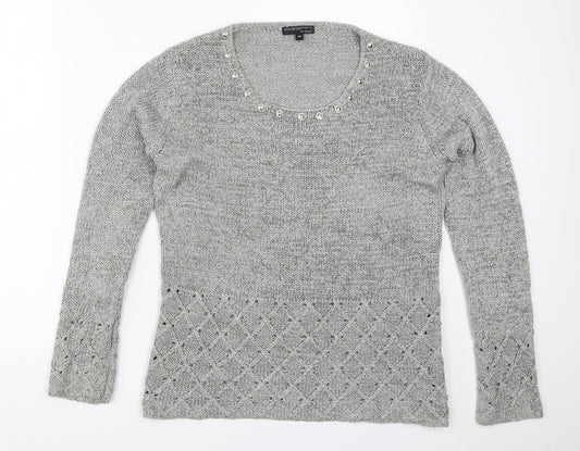 CPM Collection Womens Grey   Pullover Jumper Size M