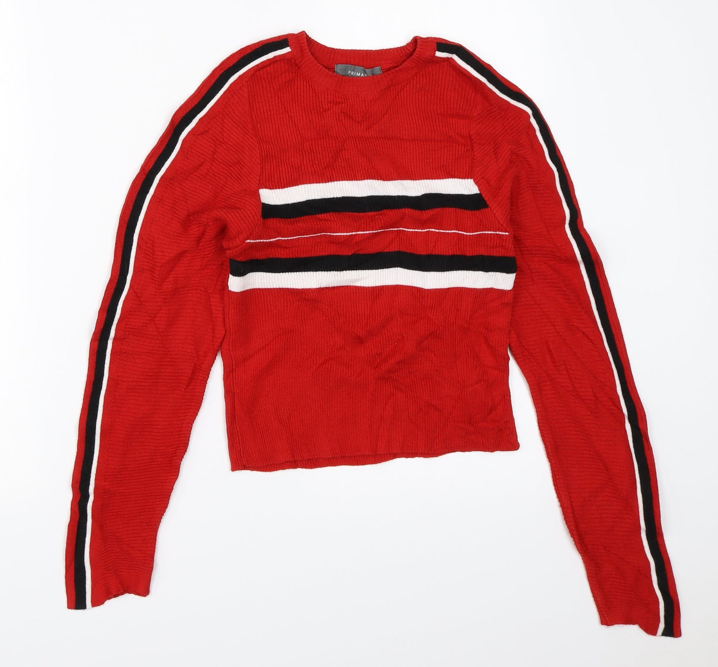 Primark Womens Red   Pullover Jumper Size XS