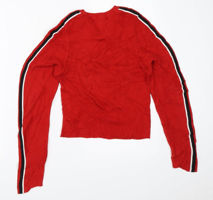 Primark Womens Red   Pullover Jumper Size XS