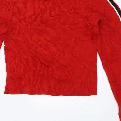 Primark Womens Red   Pullover Jumper Size XS