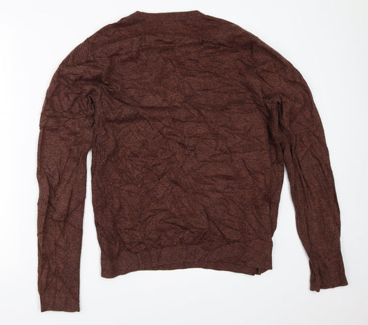 Topman Mens Brown   Pullover Jumper Size M