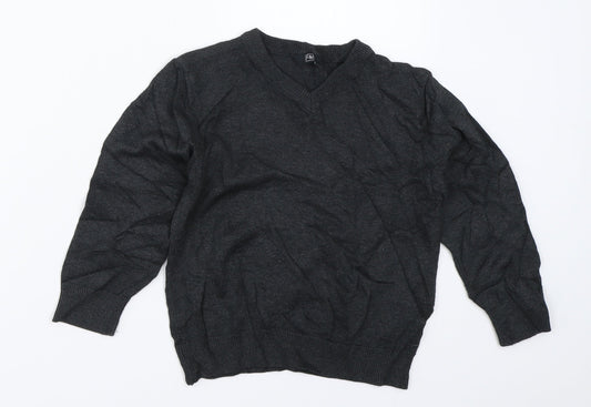 F&F Boys Grey   Pullover Jumper Size 4-5 Years