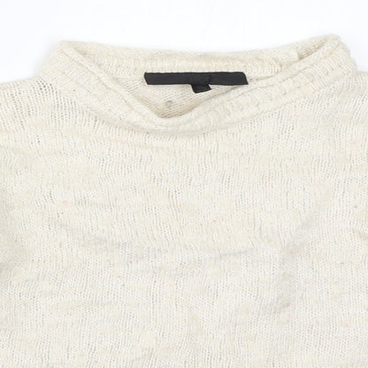Womens UK Size 8 Topshop Ivory Pullover Jumper
