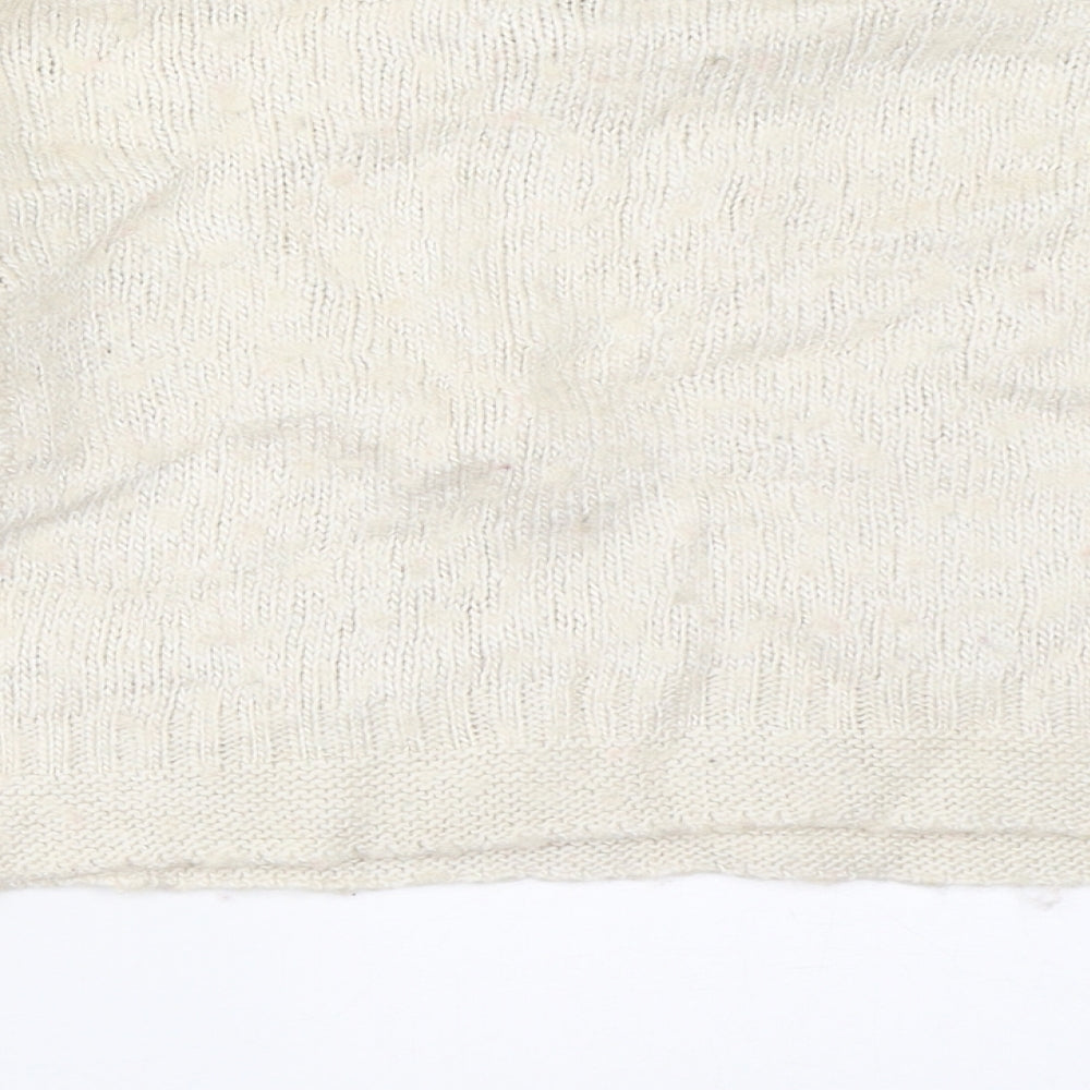 Womens UK Size 8 Topshop Ivory Pullover Jumper