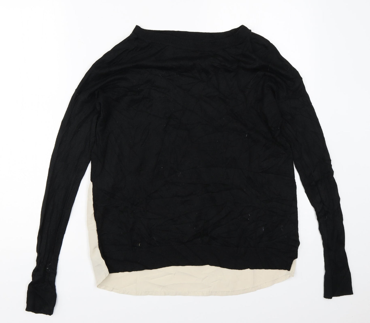 Womens UK Size 8 Topshop Black Pullover Jumper
