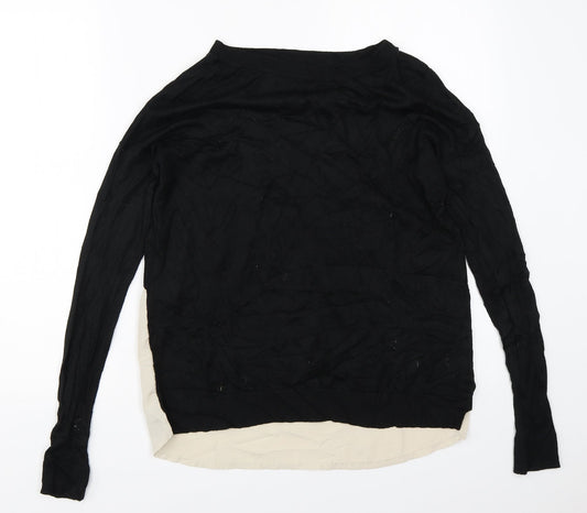 Womens UK Size 8 Topshop Black Pullover Jumper
