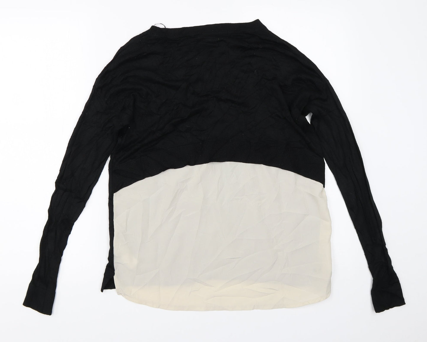 Womens UK Size 8 Topshop Black Pullover Jumper