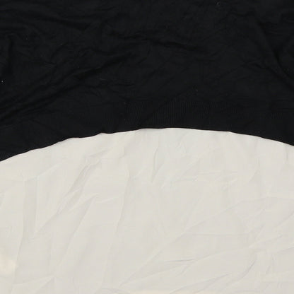 Womens UK Size 8 Topshop Black Pullover Jumper