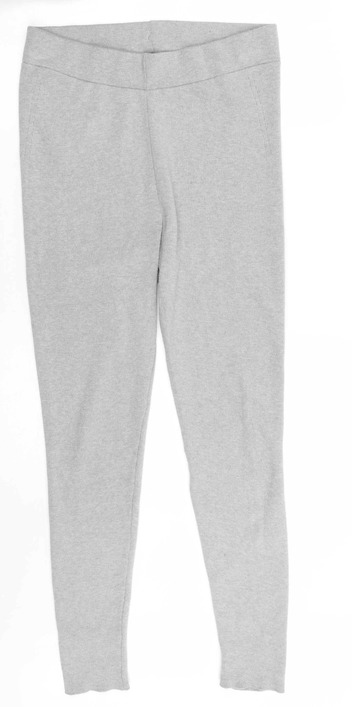Womens UK Size L Marks and Spencer  Capri Grey Leggings