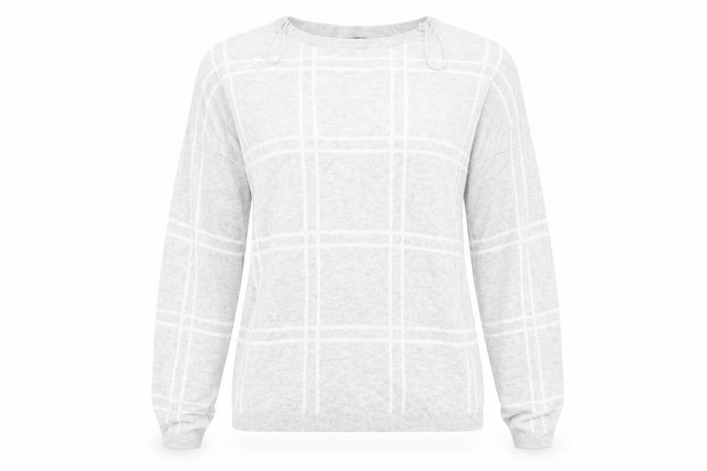 Womens UK Size 10 Newlook Grey Pullover Jumper