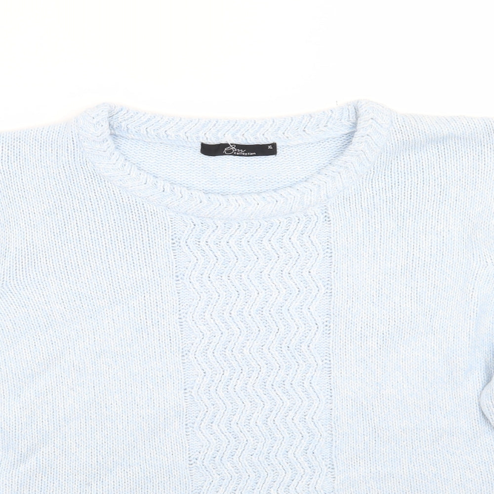 Womens UK Size XL BM Blue Pullover Jumper