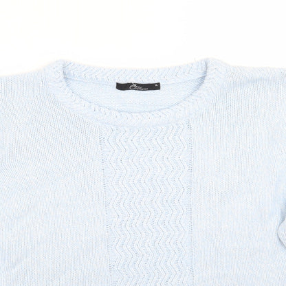 Womens UK Size XL BM Blue Pullover Jumper