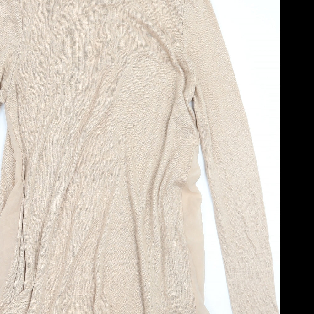 Womens UK Size S newlook Beige Pullover Jumper