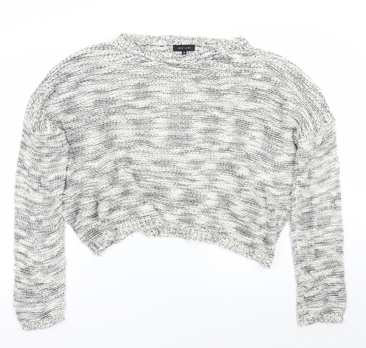 Womens UK Size 14 Newlook White Pullover Jumper