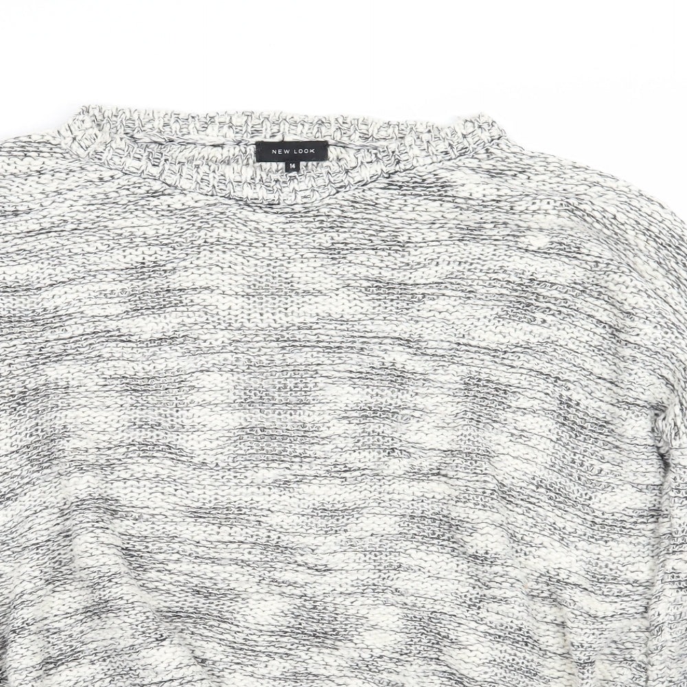 Womens UK Size 14 Newlook White Pullover Jumper