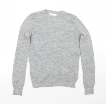 Womens UK Size S Zara Grey Pullover Jumper