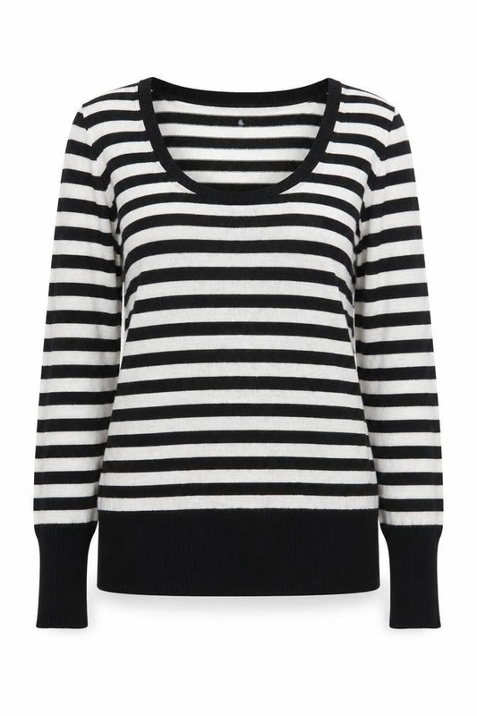 Womens UK Size 14 Look Black Pullover Jumper