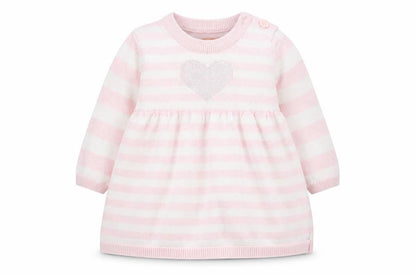 Debenhams Girls Pink Striped  A-Line  Size 0-3 Months