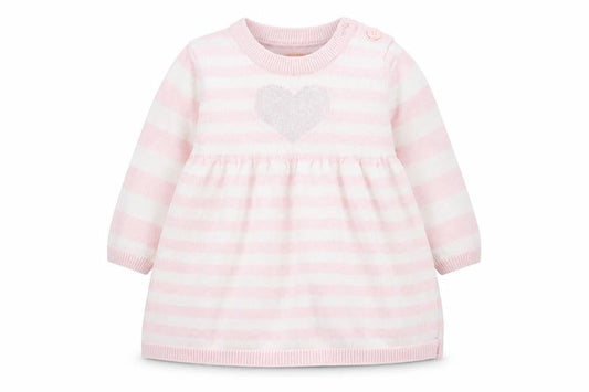 Debenhams Girls Pink Striped  A-Line  Size 0-3 Months