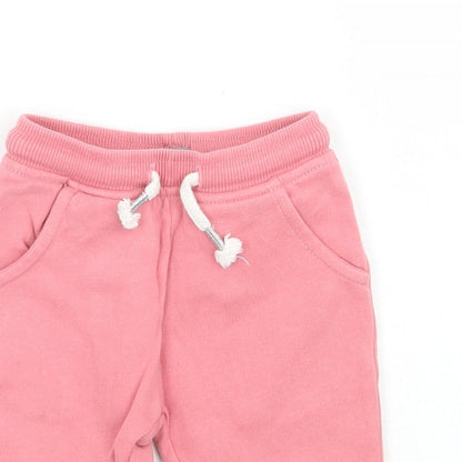NEXT Girls Pink   Sweatpants Trousers Size 6-9 Months