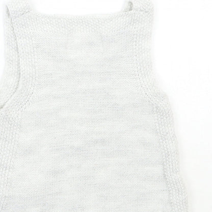 F&F Girls Grey   Basic Tank Size 0-3 Months